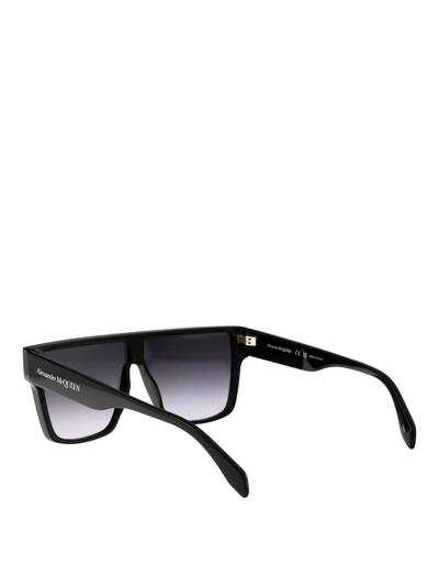 Alexander Mcqueen Alexander Mc Queen Ss22 Sunglasses Am0354 S 001 In Black