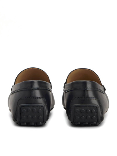 Shop Tod's Benson Loafers In Black