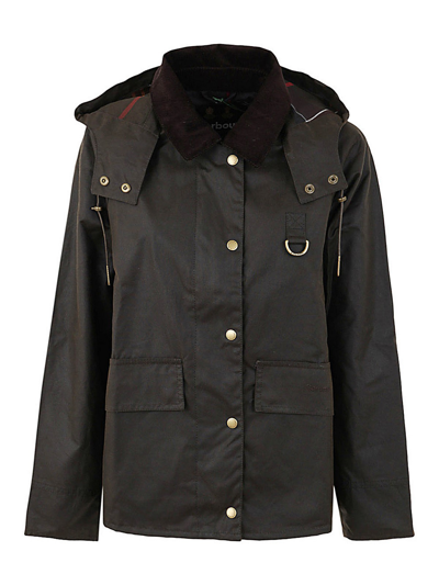 BARBOUR AVON WAX HOODIE JACKET 