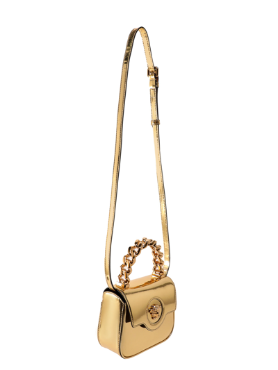 Shop Versace Bolsa De Hombro - Dorado In Gold