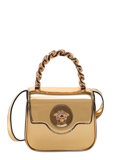 Shop Versace Bolsa De Hombro - Dorado In Gold