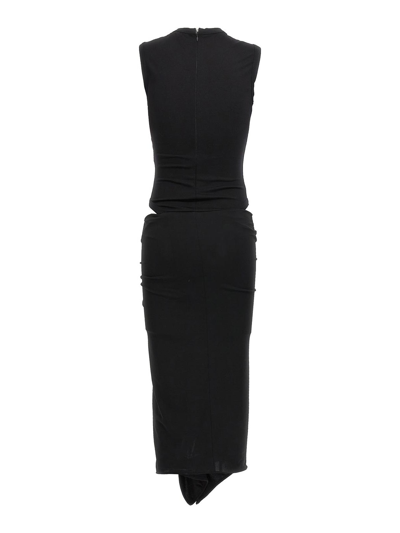 Shop Attico Mirna Minidress In Black