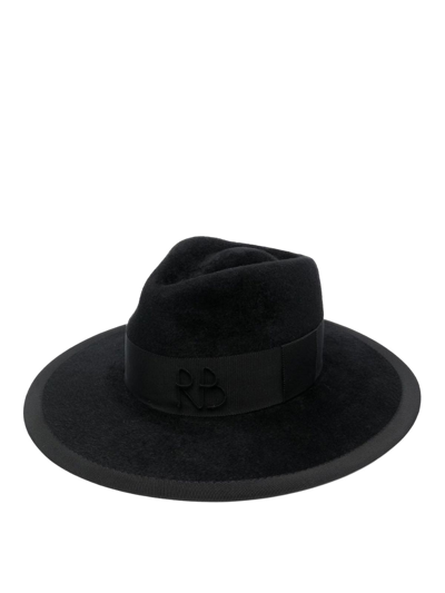 Shop Ruslan Baginskiy Fedora Hat In Black