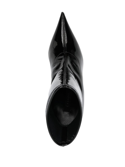 Shop Casadei Superblade Ankle Boots In Black