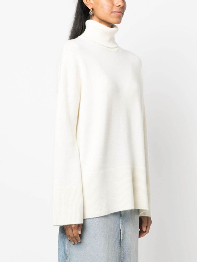 Shop P.a.r.o.s.h Suéter Con Cuello Alto - Blanco In White