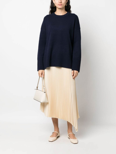 Shop P.a.r.o.s.h Round-neck Sweater In Blue