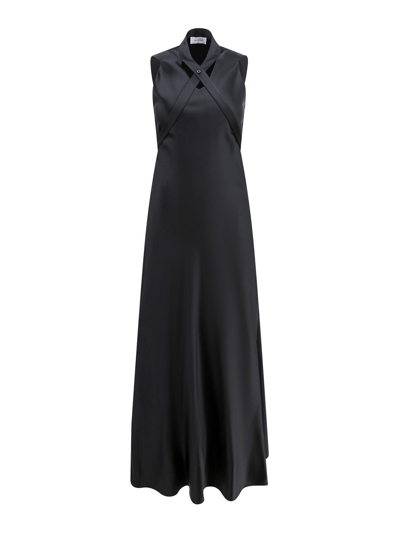 Shop Off-white Dress In Negro
