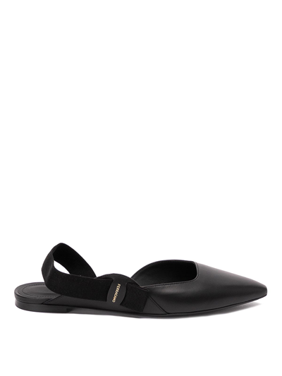 Shop Ferragamo Bailarinas - Negro