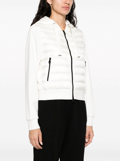 Duvetica Hooded Padded Jacket In Cream