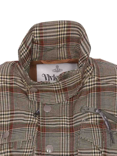 Shop Vivienne Westwood Memphis Cropped Jacket In Multicolor
