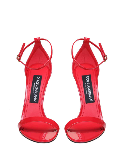 Shop Dolce & Gabbana Sandalias - Rojo In Red