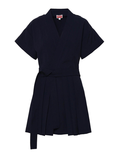 Shop Kenzo Dress In Dark Blue