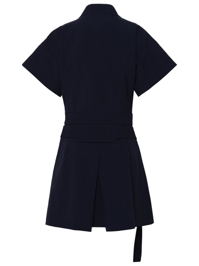 Kenzo Wool Dress In Dark Blue