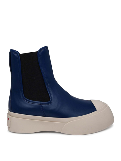 Shop Marni Boots In Blue