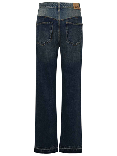 Shop Isabel Marant Jeans Noemie In Dark Blue
