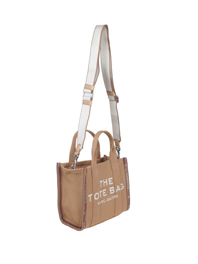 Marc Jacobs Mini Camel Jacquard Tote In Camel