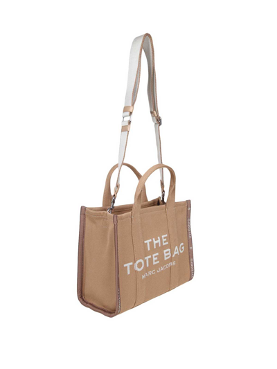 Marc Jacobs Medium Jacquard Tote In Camel