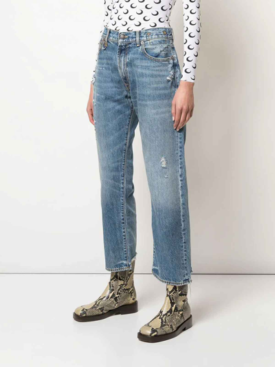 R13 Boyfriend Bain Jeans In Light Wash