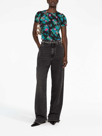 Darkpark Black Lisa Loose Fit Carpenter Jeans In Denim
