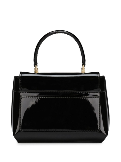 Shop Dolce & Gabbana Logo Embossed Bag In Black