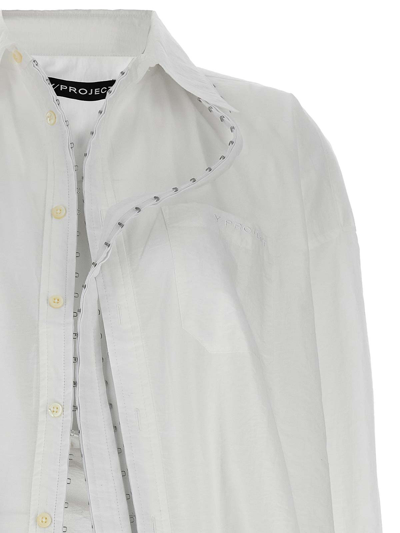 Shop Y/project Camisa - Blanco In White