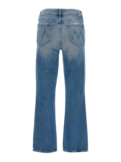 Shop Mother The Outsider Ankle Jeans In Azul
