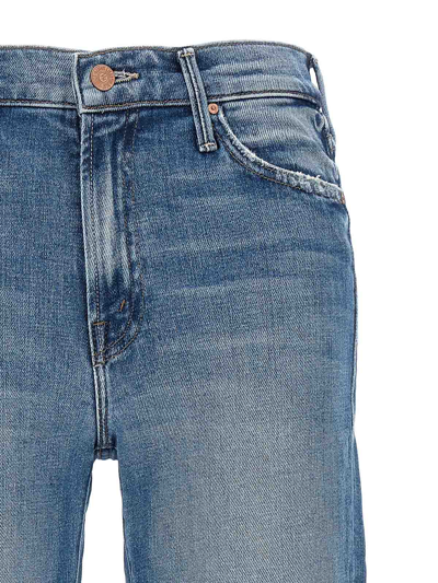 Shop Mother The Outsider Ankle Jeans In Azul