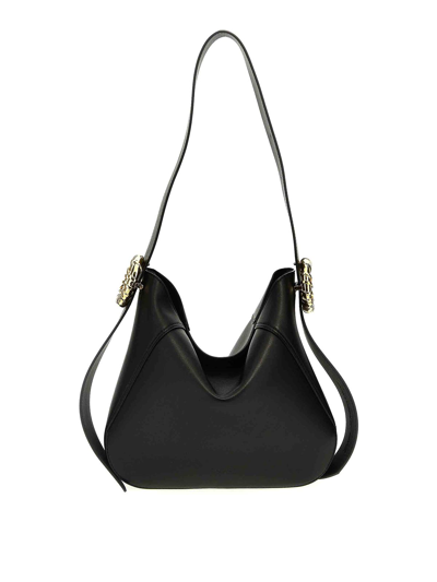 Shop Lanvin Melodie Hobo Shoulder Bag In Black
