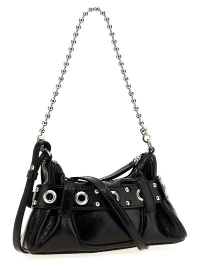 Shop Dsquared2 Gothic  Belt Shoulder Bag In Black