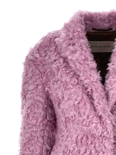 Shop Dries Van Noten Redys Fur In Color Carne Y Neutral