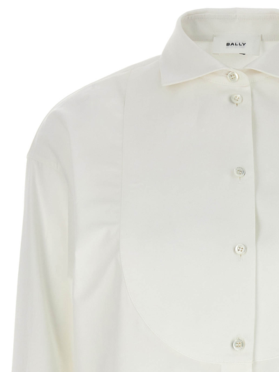 Bally Shirt Collar Long Sleeves In Beige