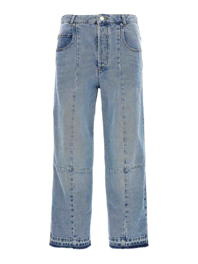Shop Isabel Marant Najet Jeans In Light Blue