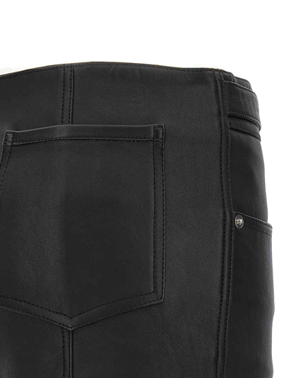 Shop Alyx Leather Buckle Mini Skirt In Black