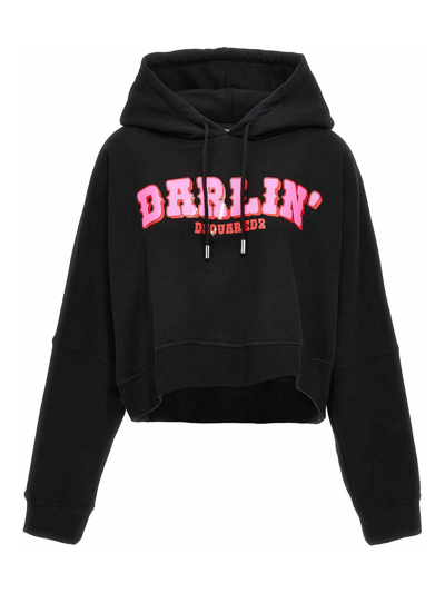Dsquared2 Sweatshirt With Logo In Black