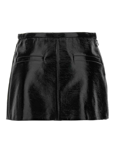 Shop Courrèges Heritage A-line Skirt In Negro