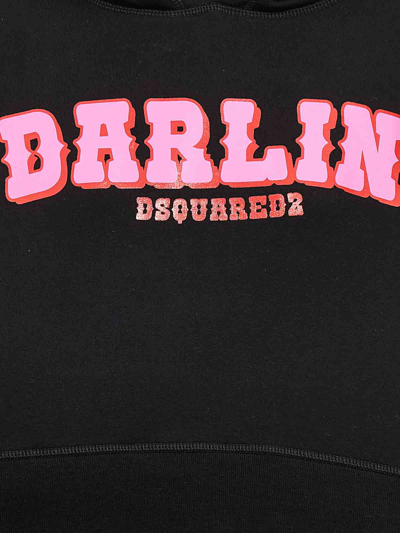 Dsquared2 Sweatshirt With Logo In Black