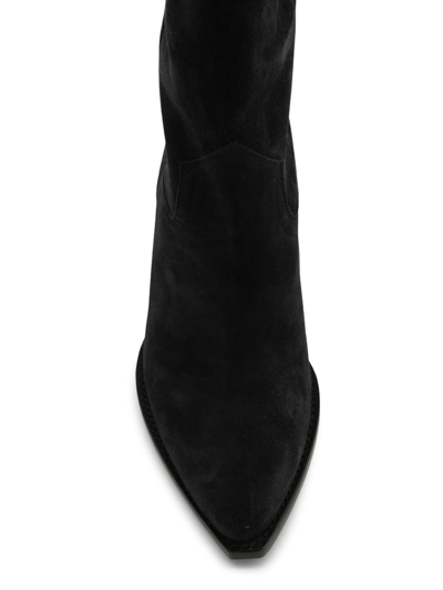 Shop Isabel Marant Black Suede Boots