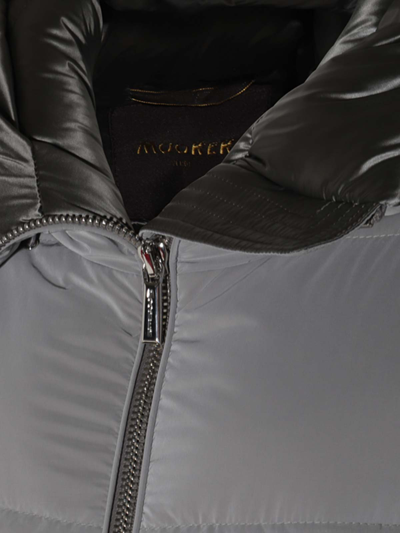 Shop Moorer Titanio Puffer Carinzia Down Jacket In Silver