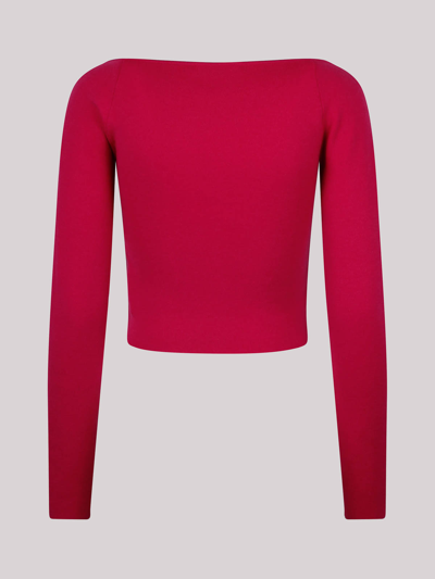 Shop Nina Ricci Top With Sweetheart Neckline In Pink