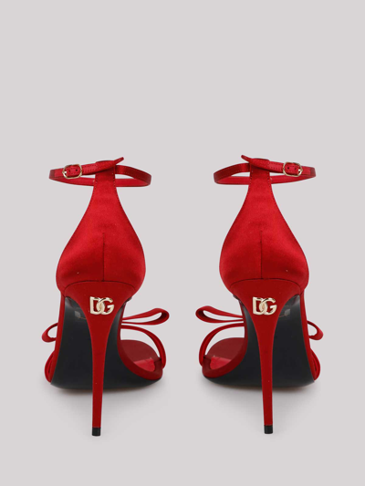 Shop Dolce & Gabbana Keira 105 Sandals In Rojo