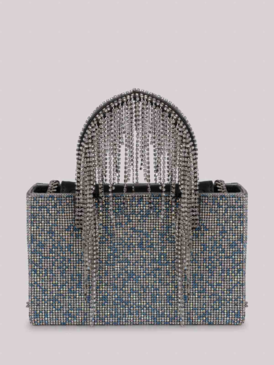 Kara Crystal-embellishment Tote Bag In Blue