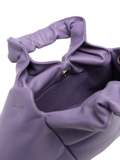 Reco Didi Quilted Nappa Top Handle Bag In Purple