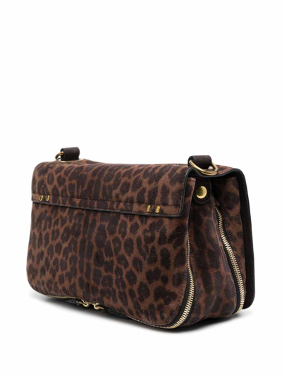 Jérôme Dreyfuss Bobi Leopard-print Shoulder Bag In Nude & Neutrals