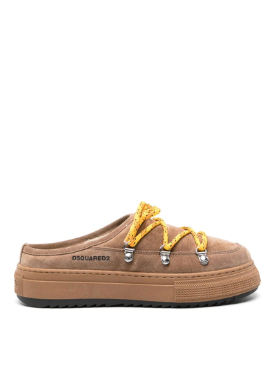 Shop Dsquared2 Chinelas - Marrón In Brown