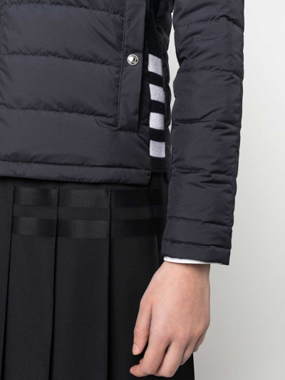 Shop Thom Browne Lightweight Packable Jacket In Azul Oscuro