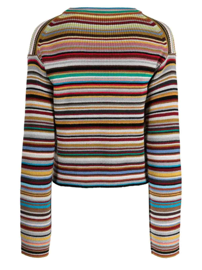Shop Paul Smith Signature Stripe Virgin-wool Jumper In Multicolour