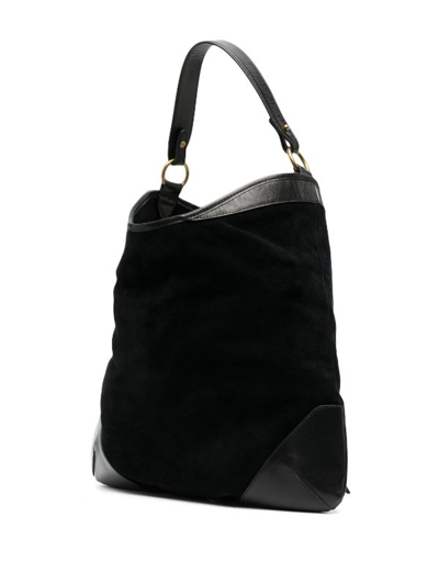 Shop Isabel Marant Botsy Shoulder Bag In Black