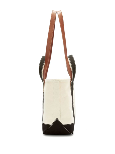 Palm Angels Logo Shopping Bag In Black