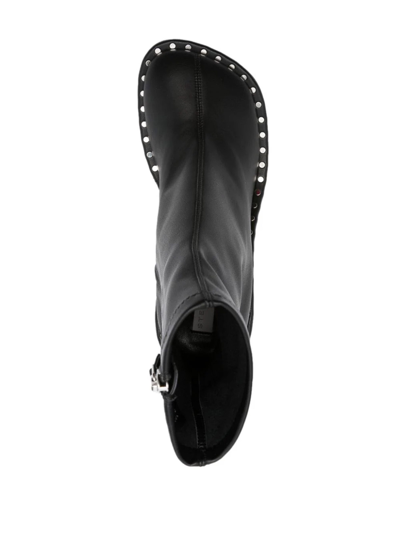 Stella Mccartney Ryder Sock Ankle Boots With Heel In Black