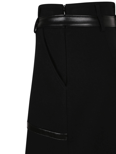 Shop Tsolo Munkh Michelle Jersey Skirt In Black